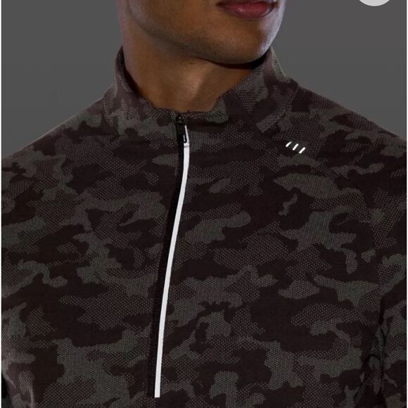 Lululemon Surge Warm 1/2 Zip Jacquard in burgundy - Picture 11 of 11